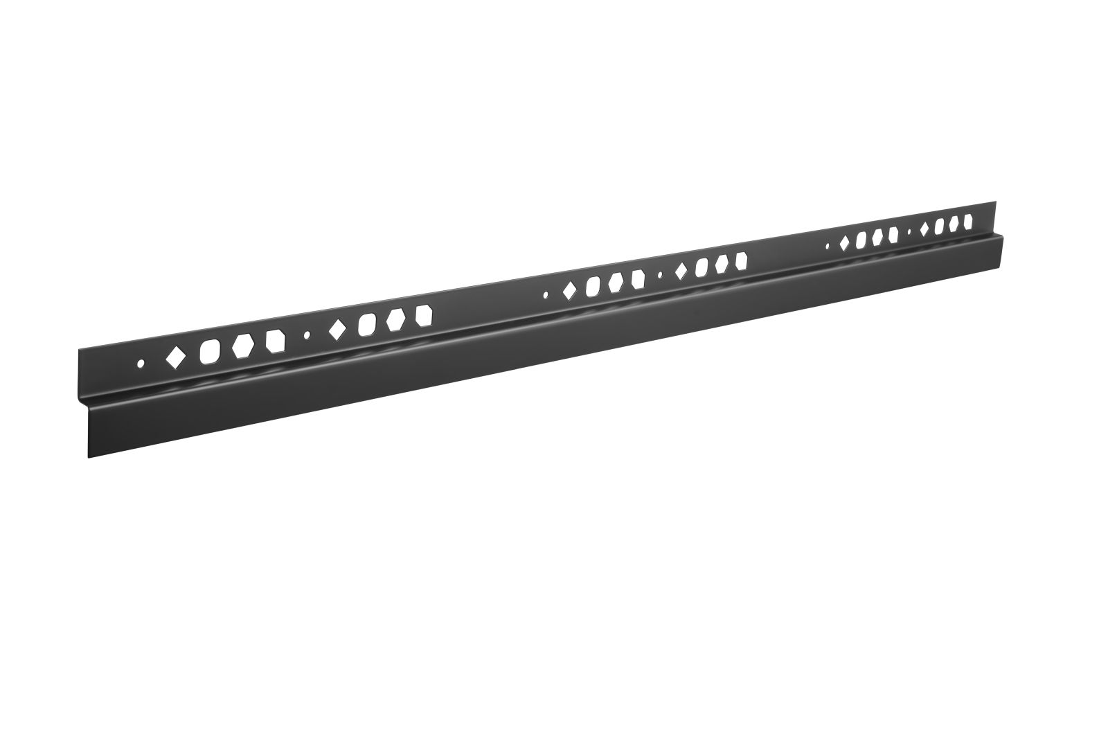 Listwa brodzikowa czołowa przyścienna 100 cm czarny mat