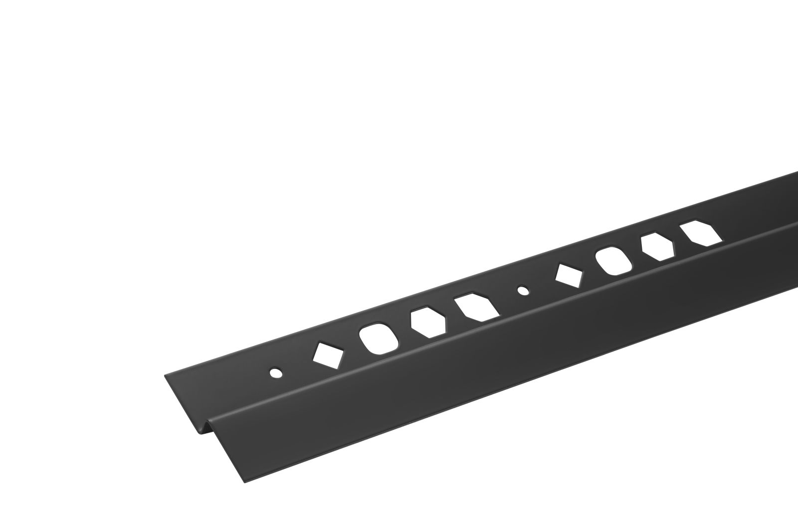 Listwa brodzikowa czołowa przyścienna 100 cm czarny mat - obrazek 3